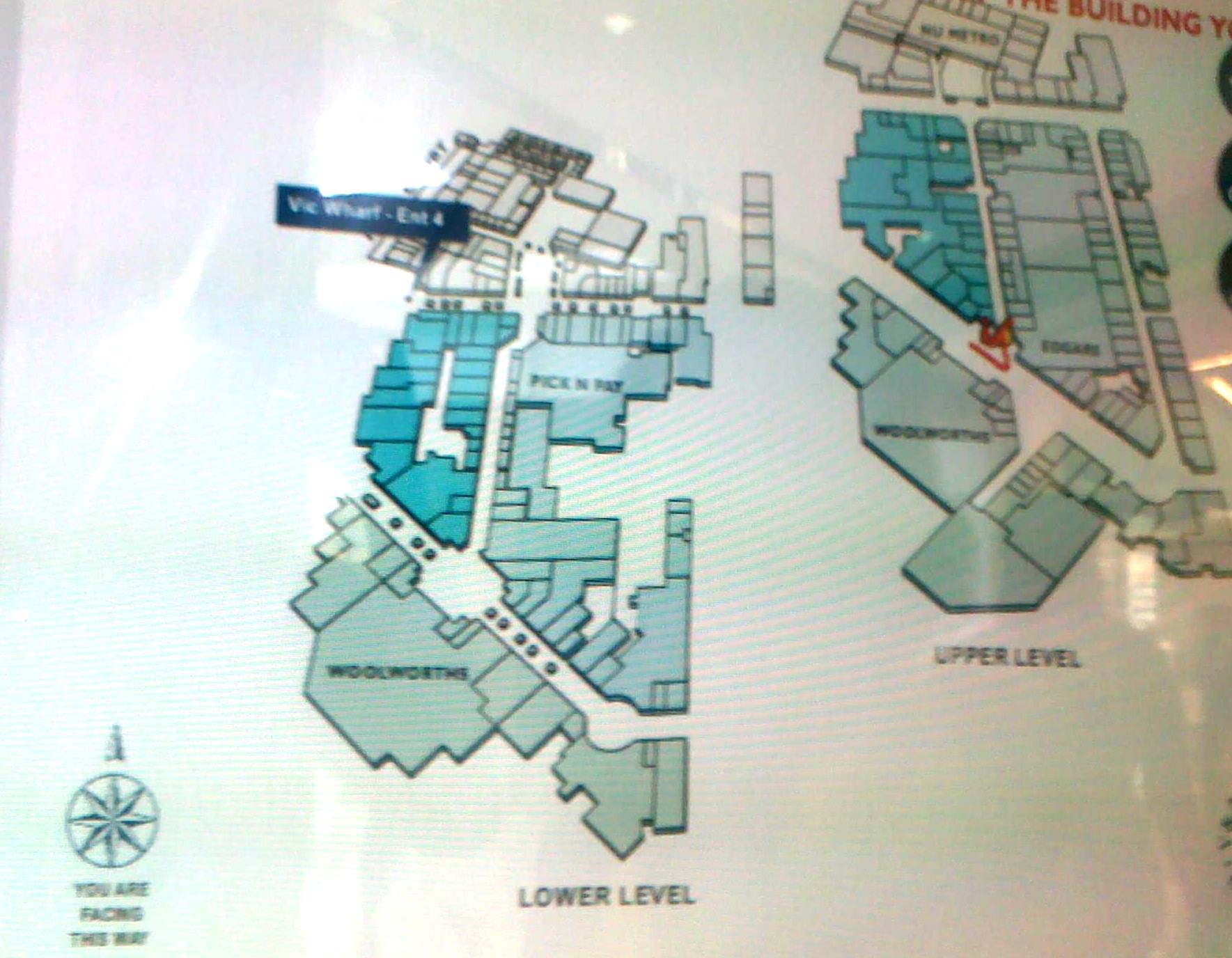 Waterfront mall map